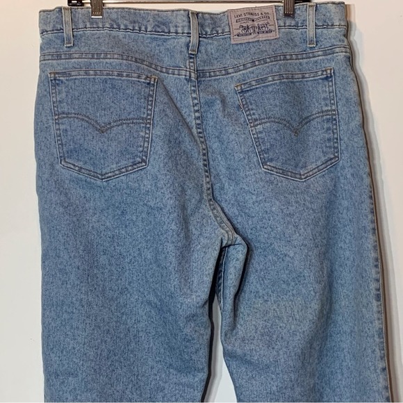 Vintage Levi’s White Tab Light Blue Men’s Jeans Flex Denim‎ 36 X 29